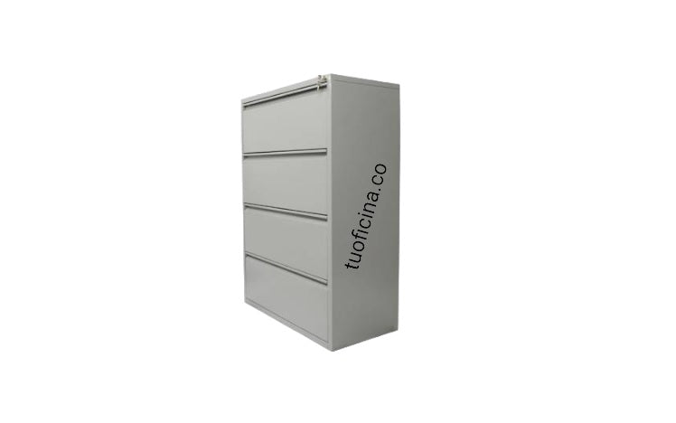 Archivador metálico 4 gavetas horizontal