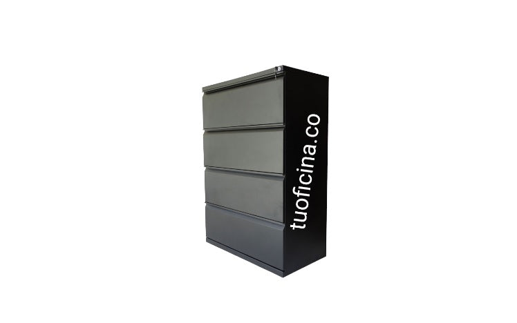 Archivador metálico 4 gavetas horizontal