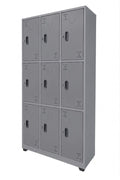 LOCKER METALICO 9 PUERTAS