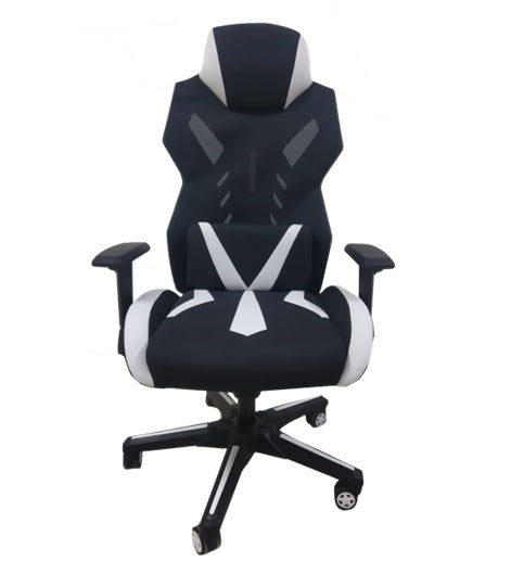 SILLA GAMER WIN NEGRO BLANCO